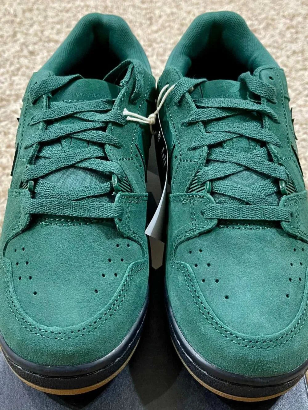 Converse Men's CL98 Suede Low Top Sneakers Shoes Green, Size 8 (New)